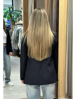 Americana regular fit negra