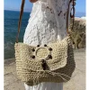 Bandolera pequeña beige