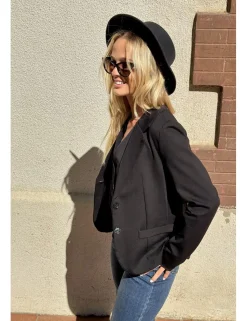 Blazer básica negra