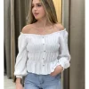 Blusa bohemia blanca