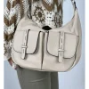 Bolso bandolera beige