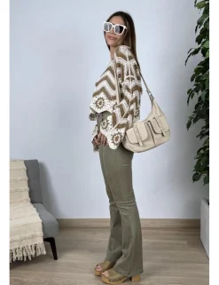 Bolso bandolera beige