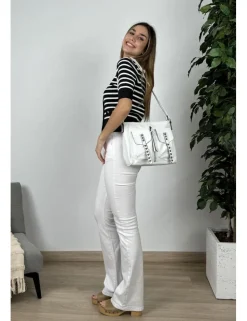 Bolso bandolera blanco