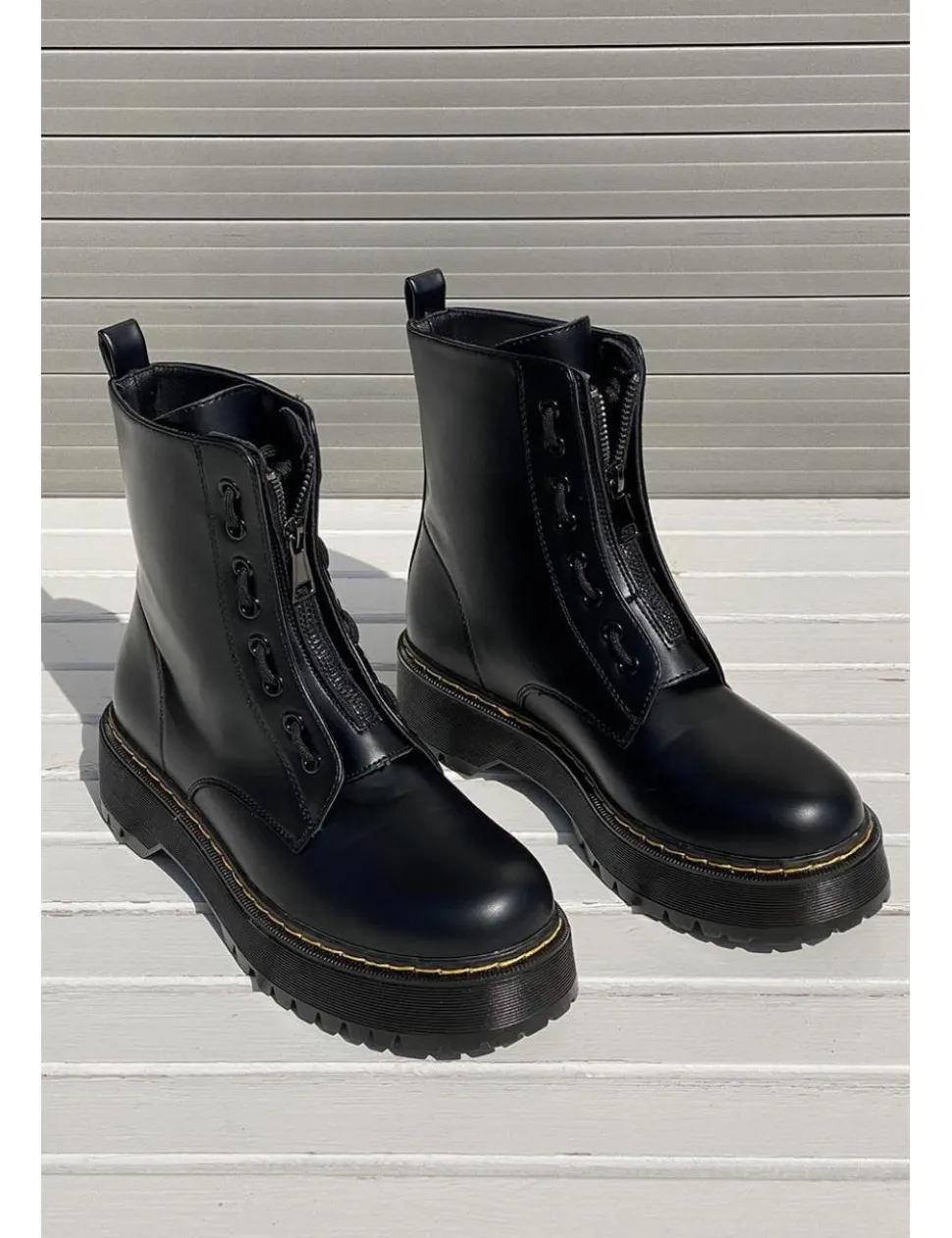 Bota militar plataforma