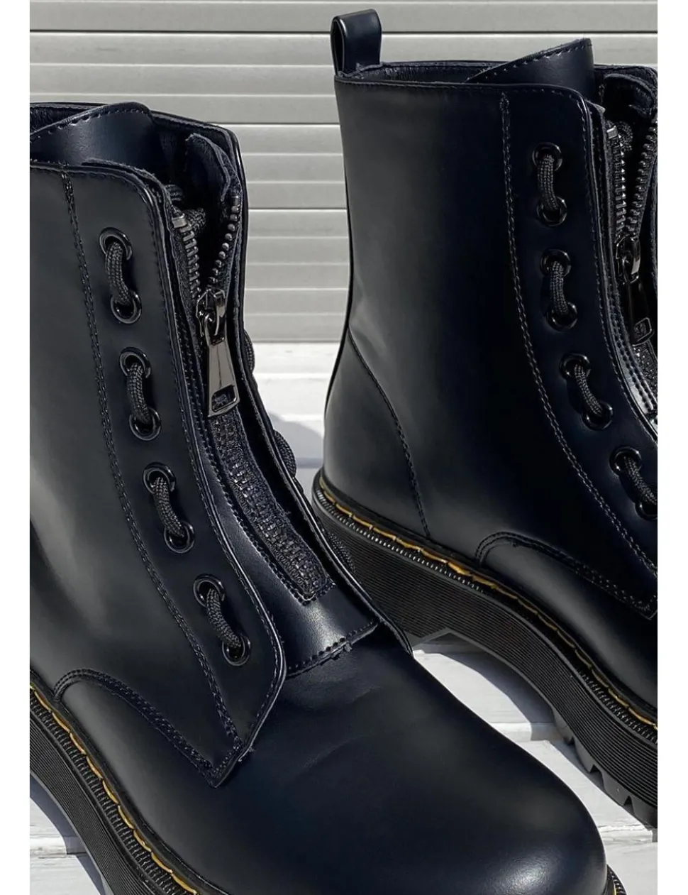 Bota militar plataforma