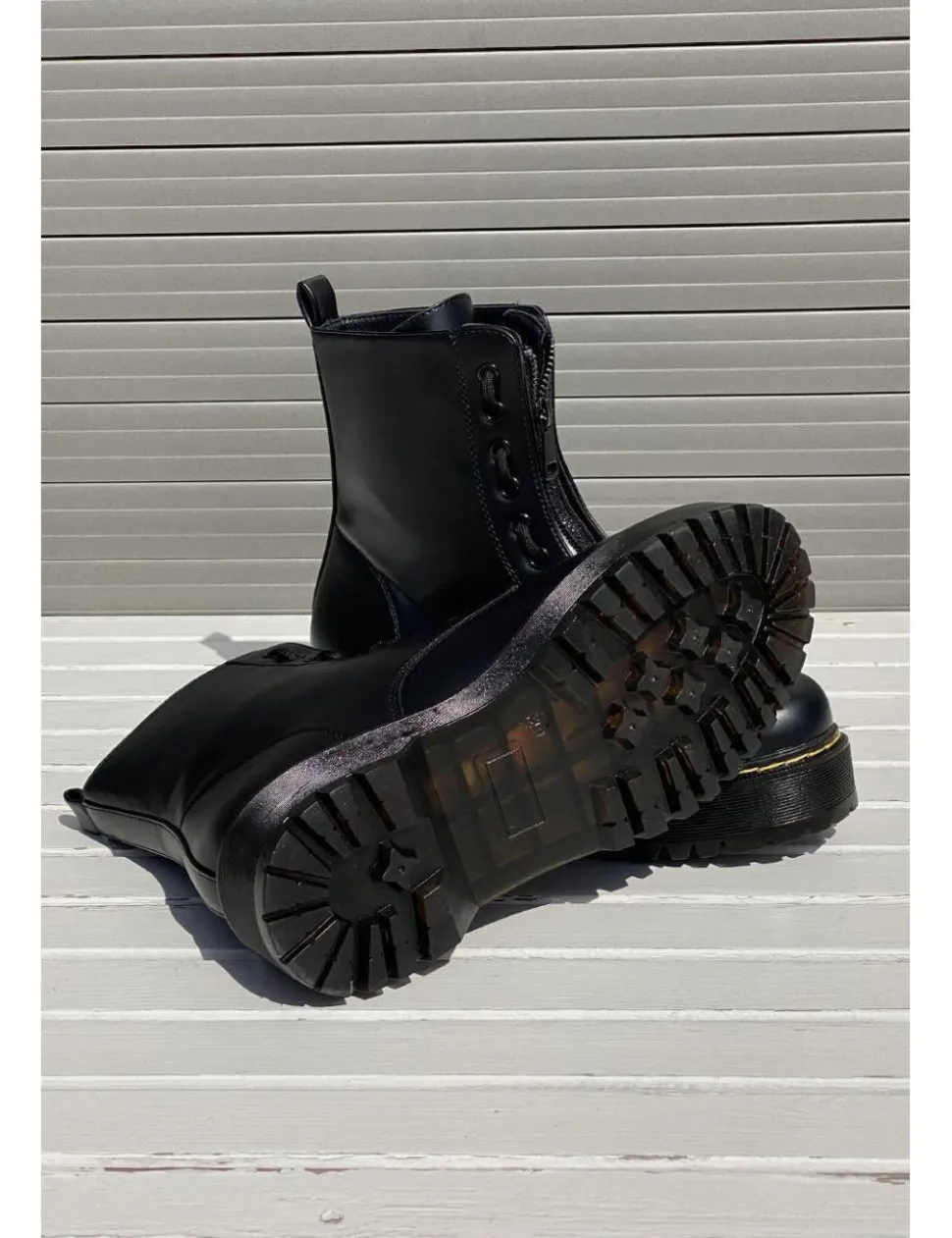Bota militar plataforma