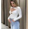 Camiseta cut out blanca