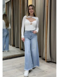 Camiseta cut out blanca