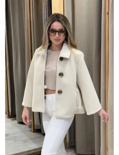 Chaqueta neopreno beige