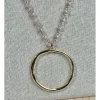 Collar dorado con aro