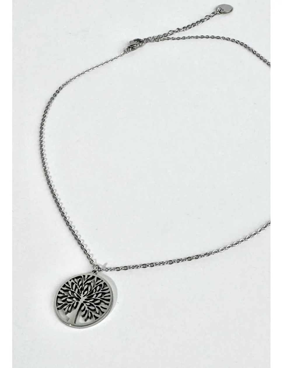 Collar plateado árbol de la vida
