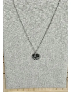 Collar plateado árbol de la vida
