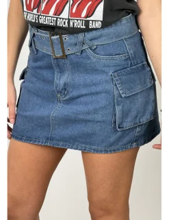 Falda tejana cargo