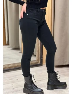 Jeans skinny push-up negro