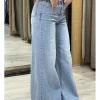 Jeans super wide leg azul