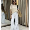 Jersey jaspeado beige