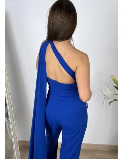 Mono con capa azulón