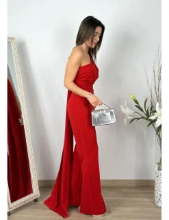 Mono con capa rojo