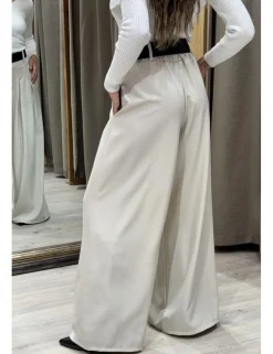 Palazzo pinzas beige