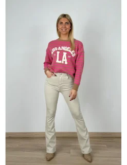 Pantalón flare crudo