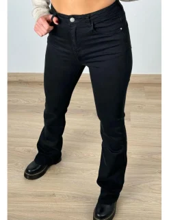 Pantalón flare negro