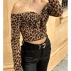 Top leopardo cazoletas