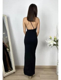 Vestido asimétrico negro