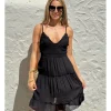 Vestido corto ibicenco negro