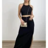 Vestido cutout negro