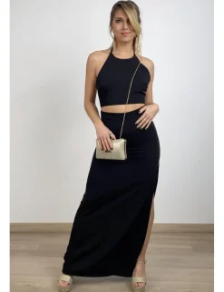 Vestido cutout negro
