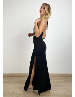 Vestido cutout negro