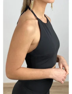 Vestido cutout negro