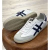 Zapatillas casual bicolor blanco-azul marino