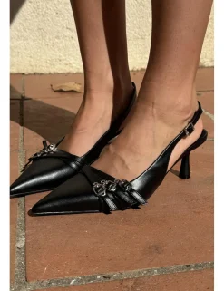 Zapato tacón kitten negro